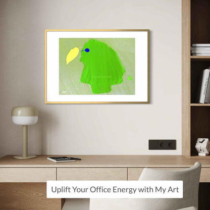 ART PRINT | GREEN PARADISE BIRD