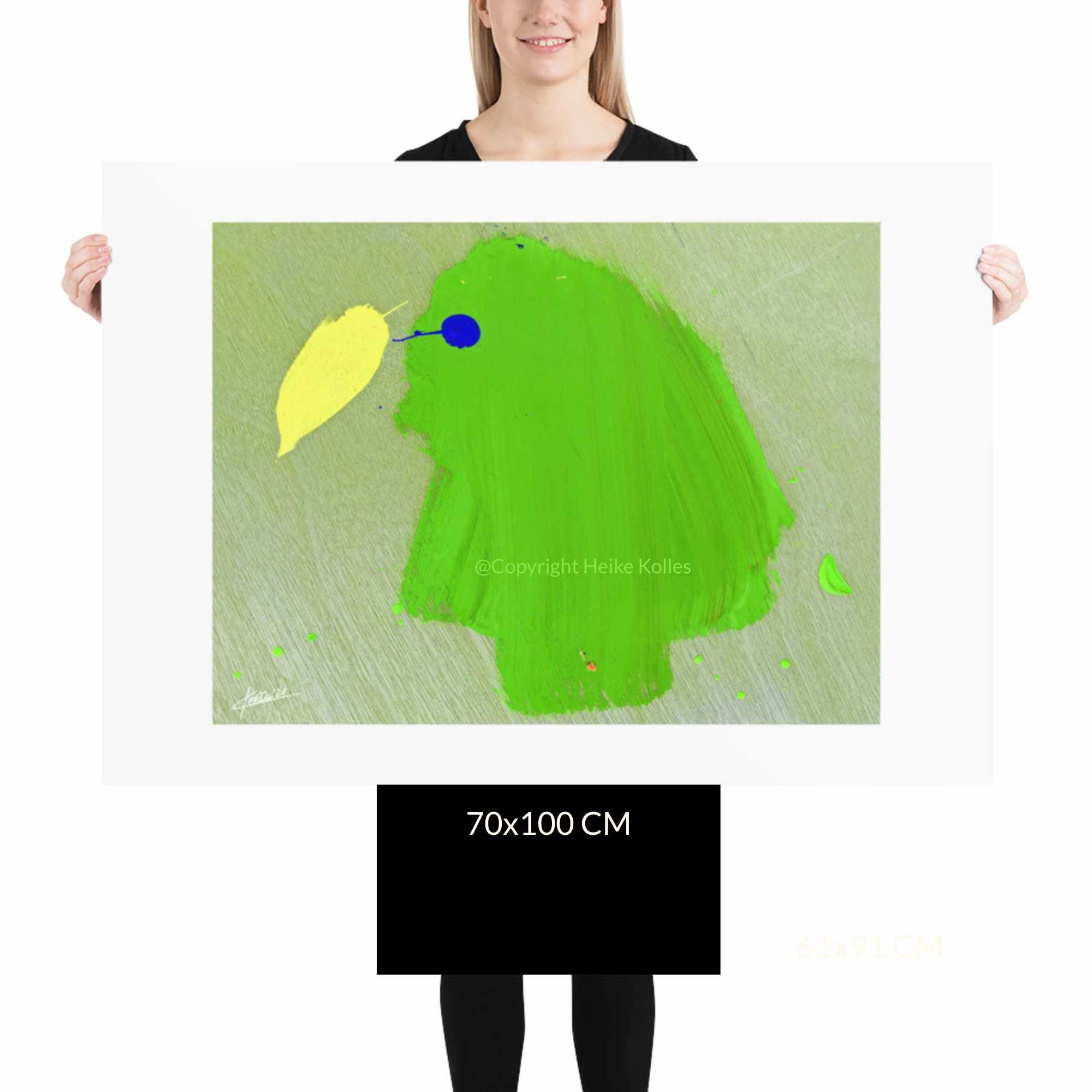 ART PRINT | GREEN PARADISE BIRD