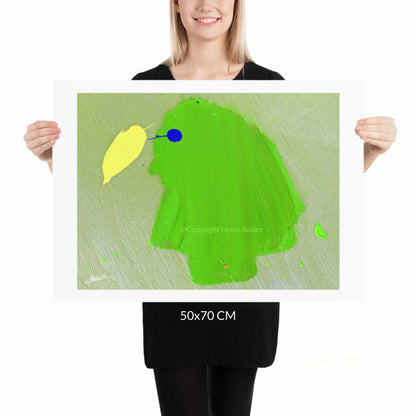 ART PRINT | GREEN PARADISE BIRD