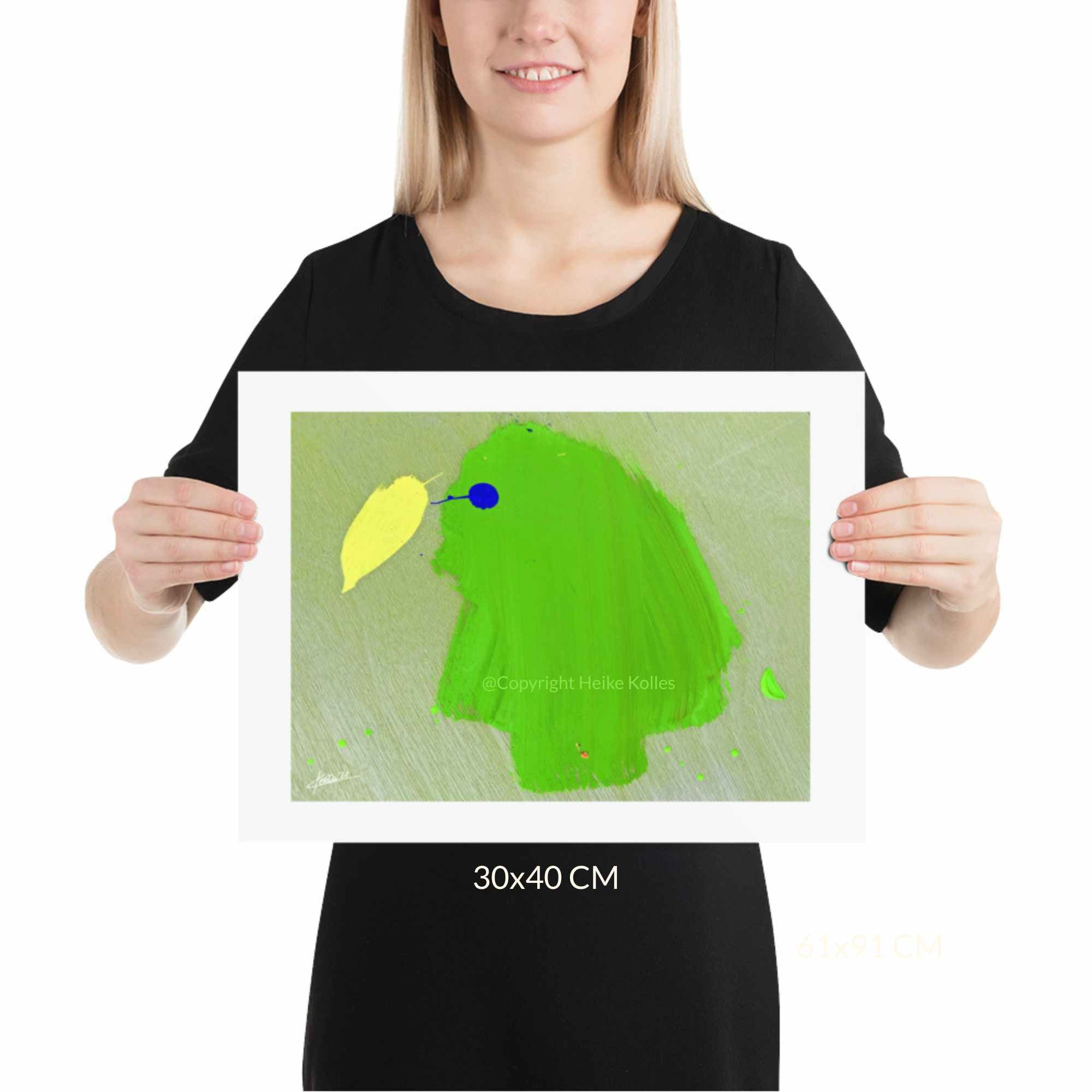 ART PRINT | GREEN PARADISE BIRD