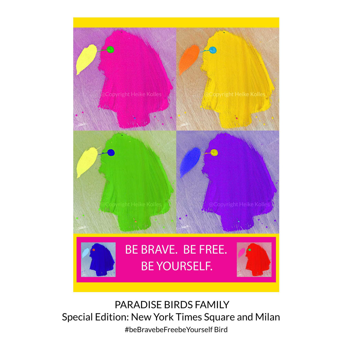 ART PRINT | PARADISE BIRDS -  ICONIC Edition New York and Milan