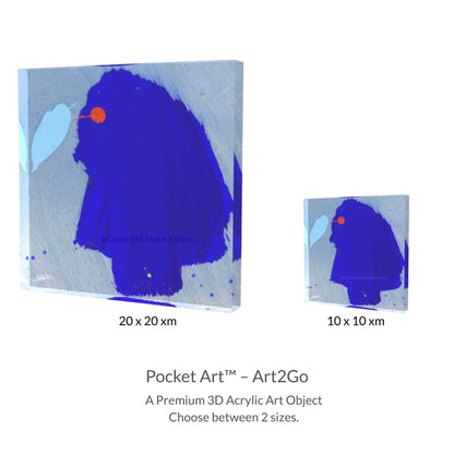 POCKET ART™ – ART2GO | BLUE PARADISE BIRD