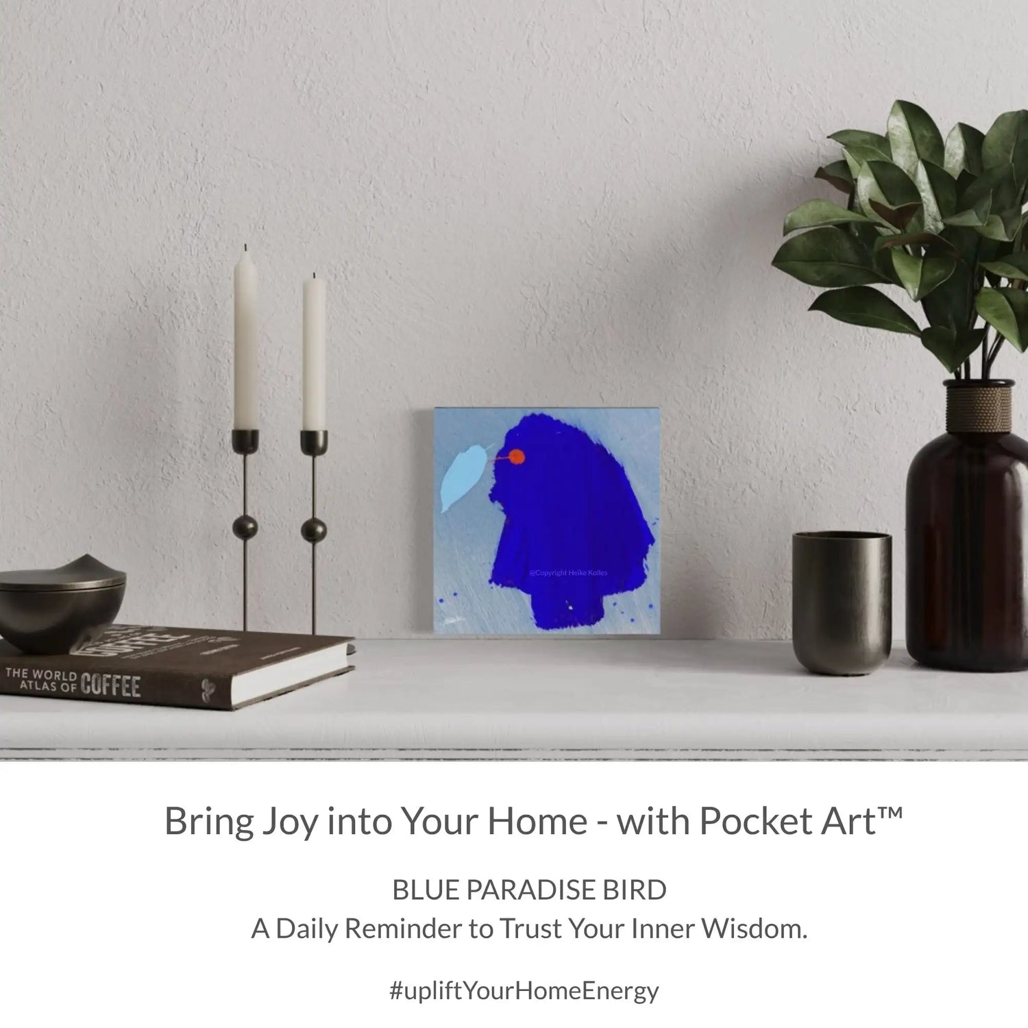 POCKET ART™ – ART2GO | BLUE PARADISE BIRD