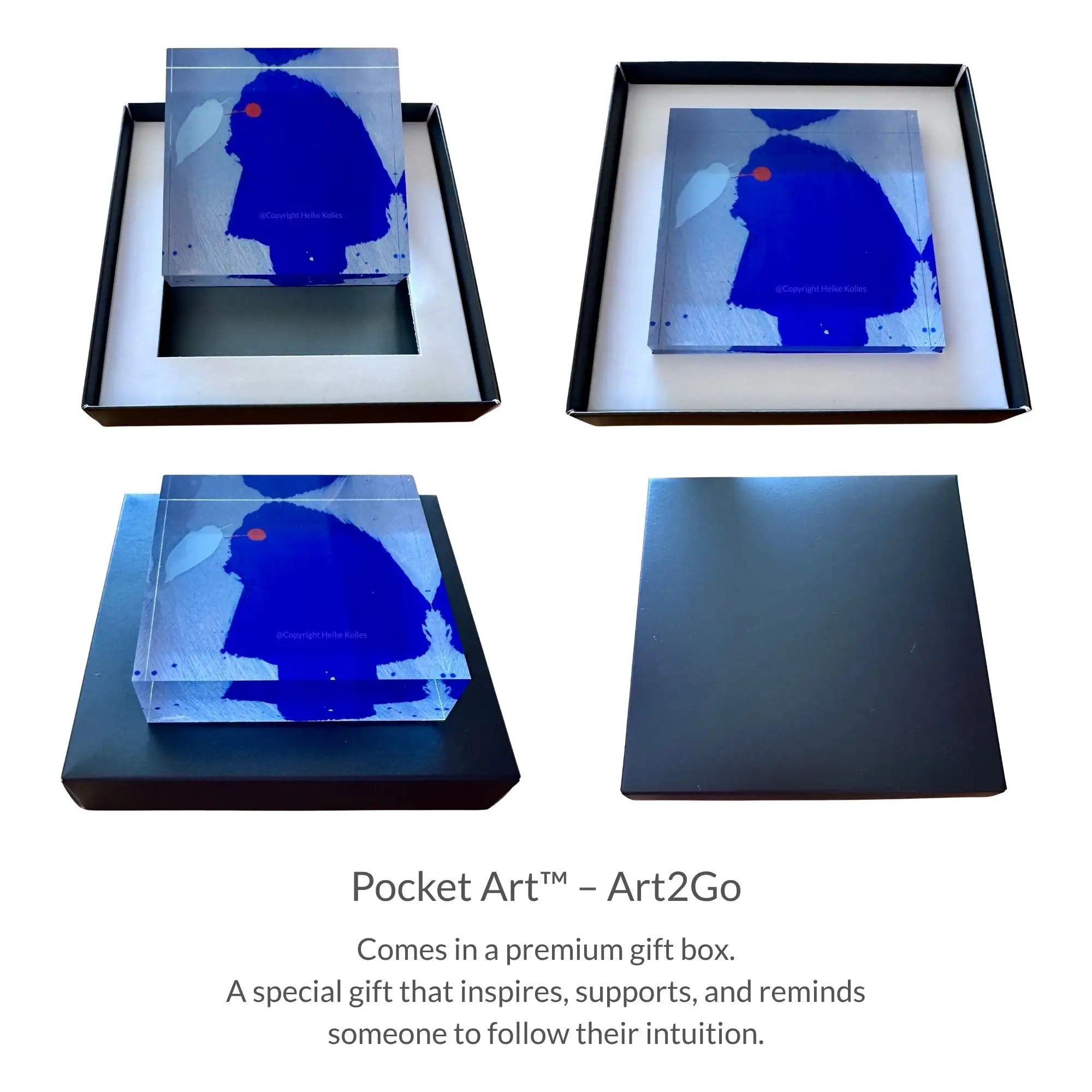 POCKET ART™ – ART2GO | BLUE PARADISE BIRD