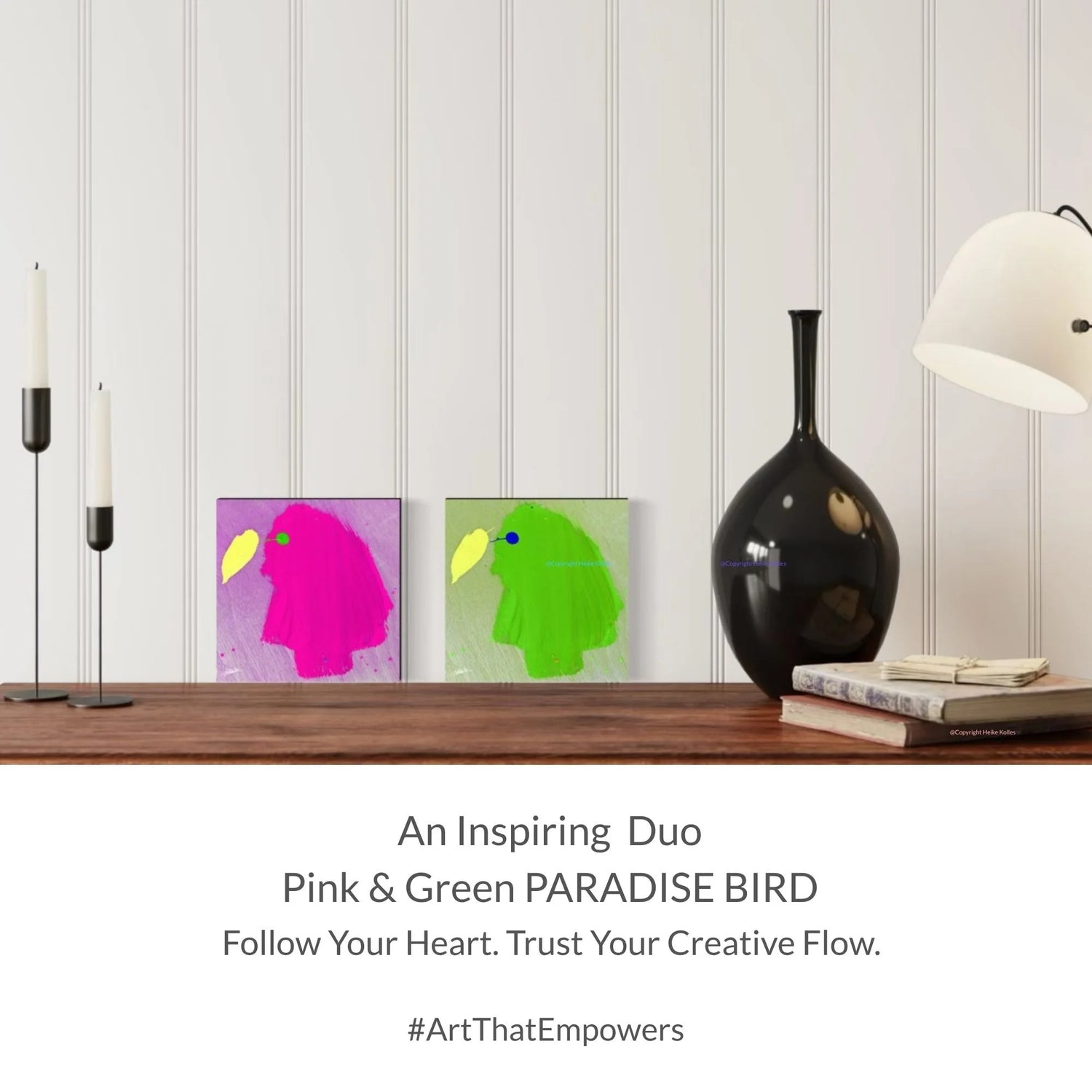 Pocket Art™ – Art2Go | GREEN PARADISE BIRD