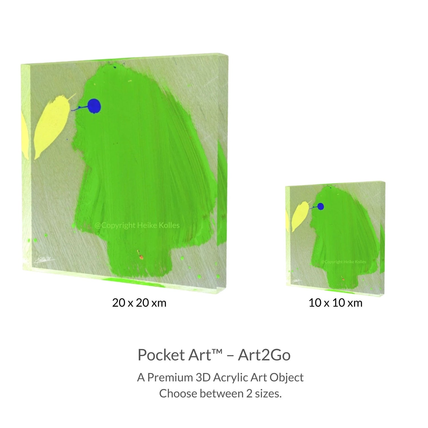 Pocket Art™ – Art2Go | GREEN PARADISE BIRD