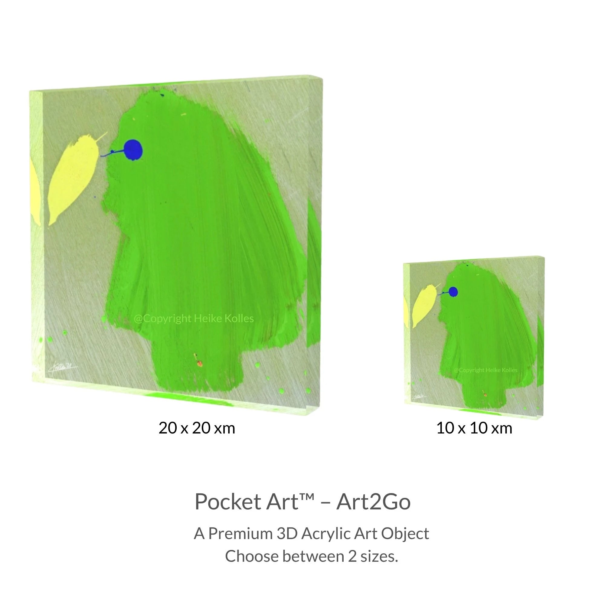 Pocket Art™ – Art2Go | GREEN PARADISE BIRD