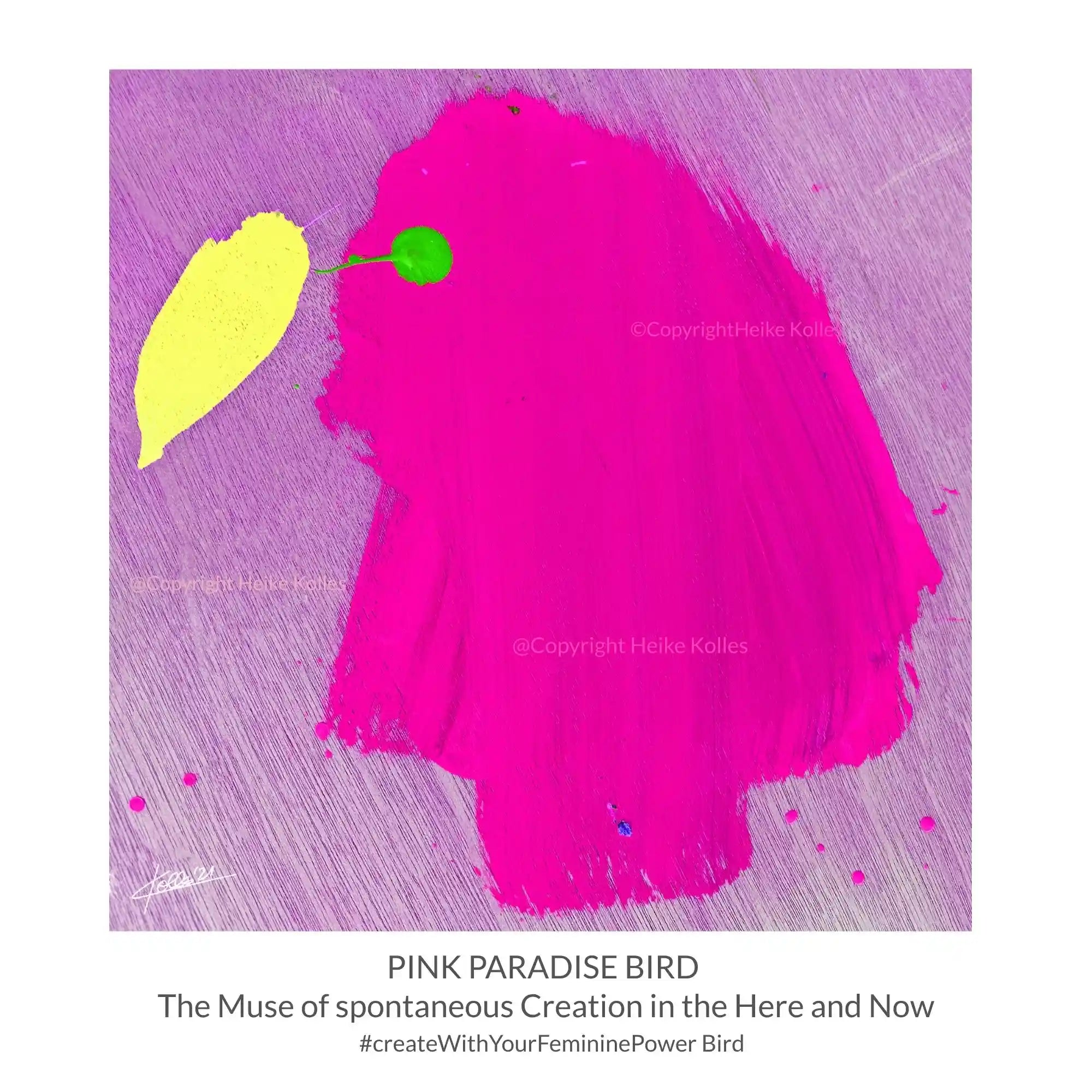 Pocket Art™ – Art2Go | PINK PARADISE BIRD