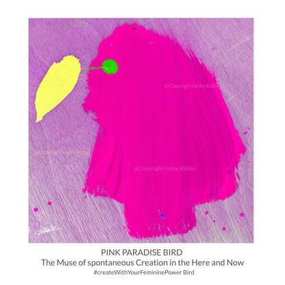 Pocket Art™ – Art2Go | PINK PARADISE BIRD