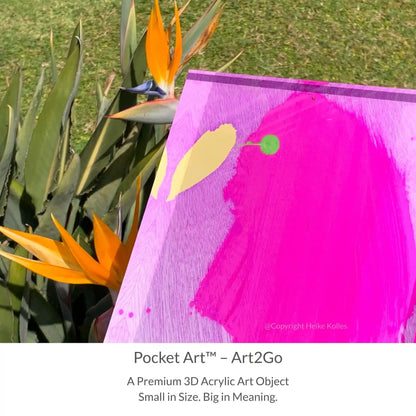 Pocket Art™ – Art2Go | PINK PARADISE BIRD