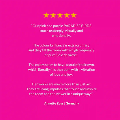 Pocket Art™ – Art2Go | PINK PARADISE BIRD