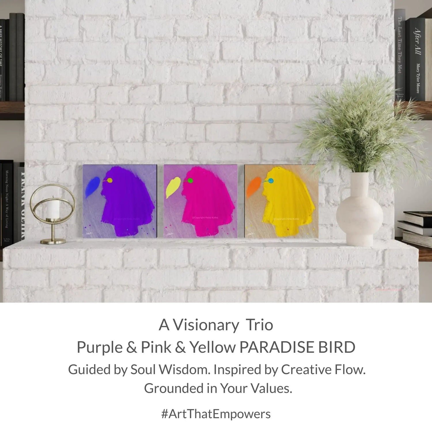 Pocket Art™ – Art2Go | PURPLE PARADISE BIRD