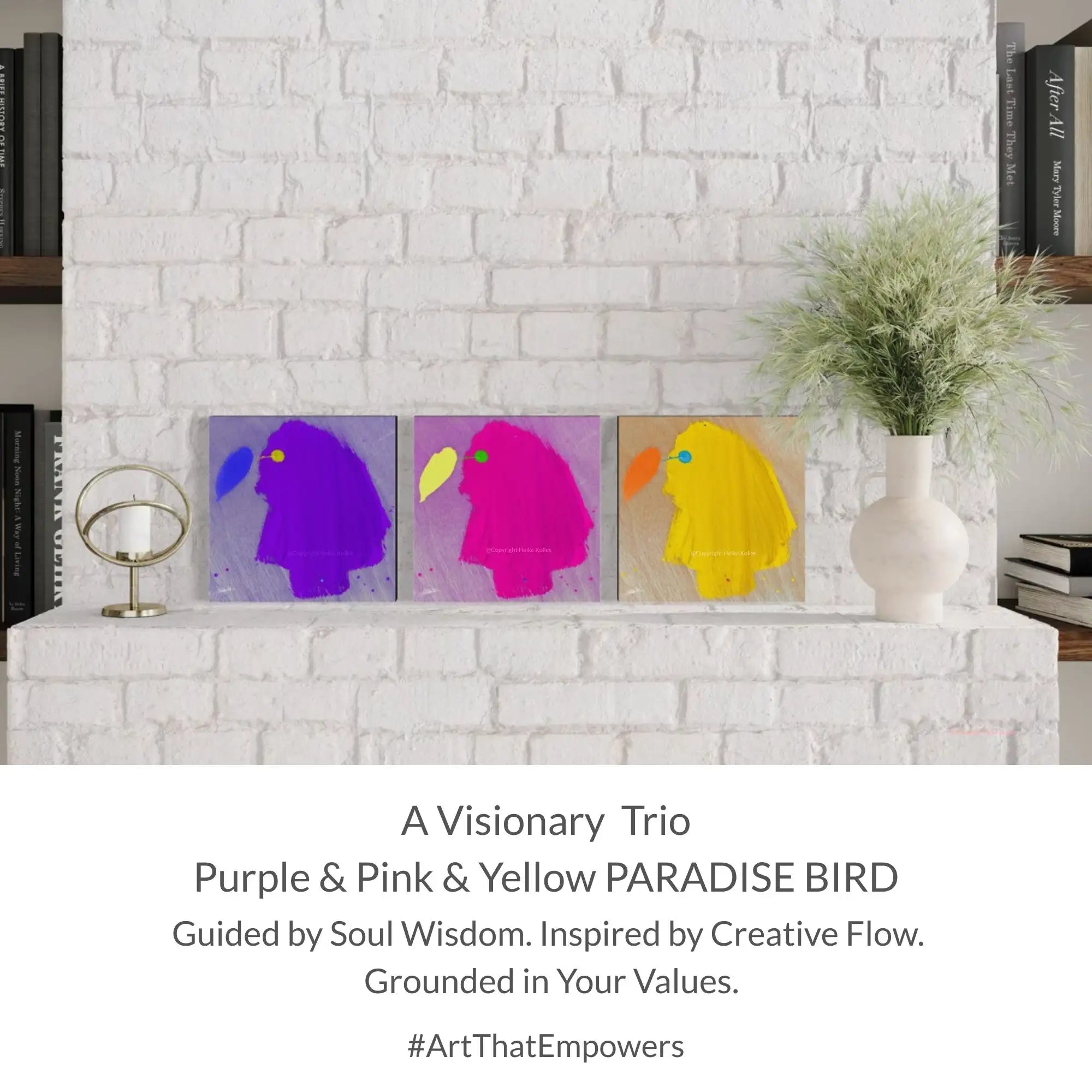 Pocket Art™ – Art2Go | PURPLE PARADISE BIRD