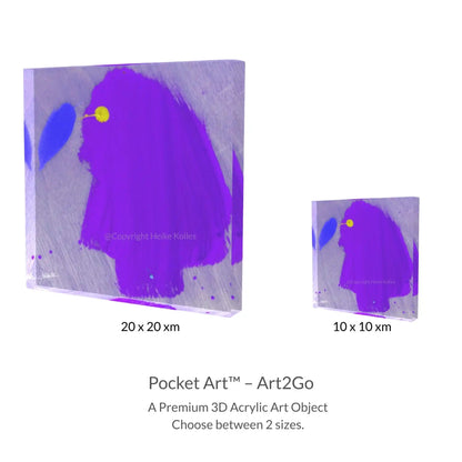 Pocket Art™ – Art2Go | PURPLE PARADISE BIRD