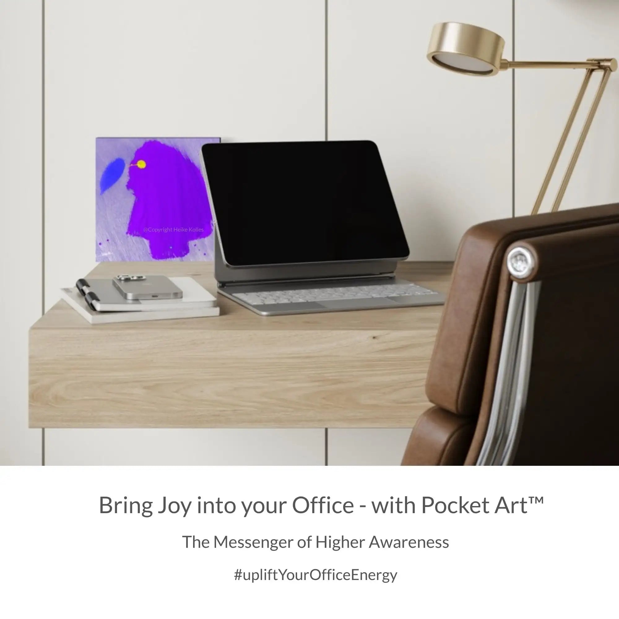 Pocket Art™ – Art2Go | PURPLE PARADISE BIRD