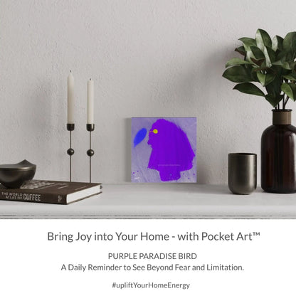 Pocket Art™ – Art2Go | PURPLE PARADISE BIRD