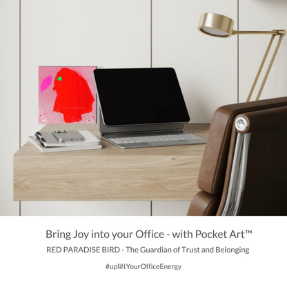 Pocket Art™ – Art2Go | RED PARADISE BIRD