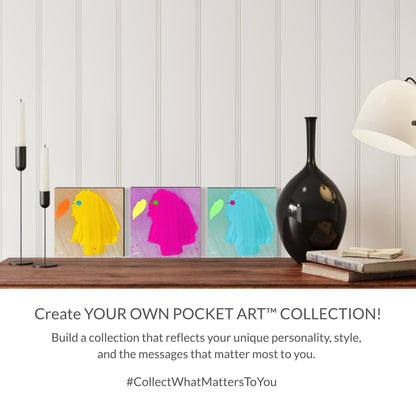 Pocket Art™ – Art2Go | TURQUOISE PARADISE BIRD