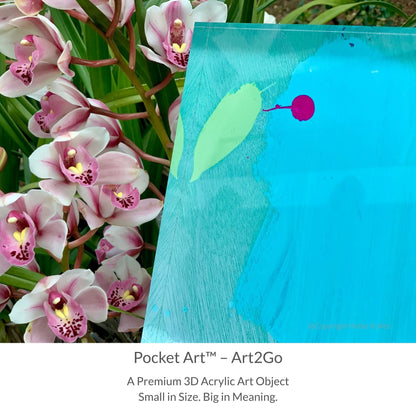 Pocket Art™ – Art2Go | TURQUOISE PARADISE BIRD
