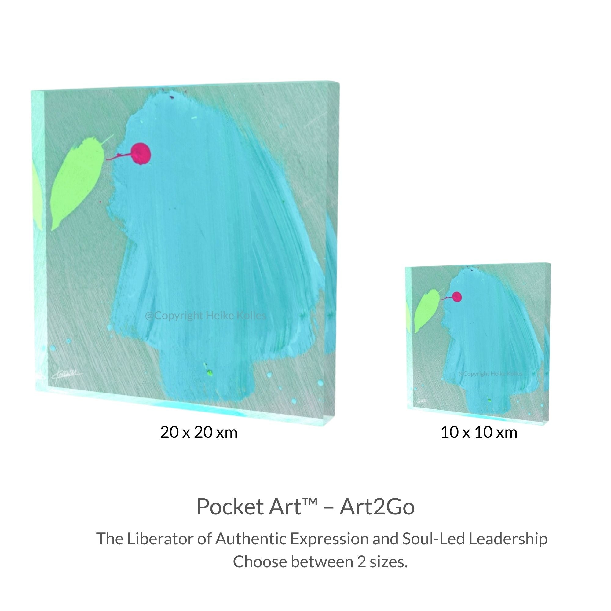 Pocket Art™ – Art2Go | TURQUOISE PARADISE BIRD