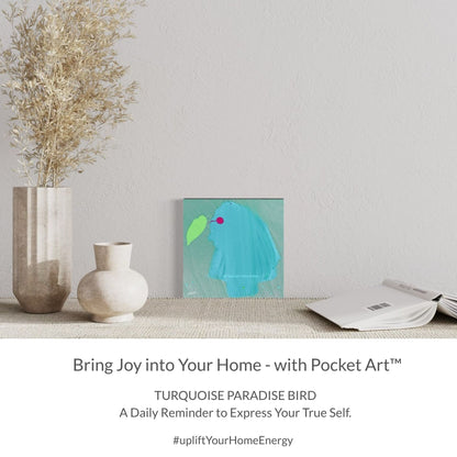 Pocket Art™ – Art2Go | TURQUOISE PARADISE BIRD