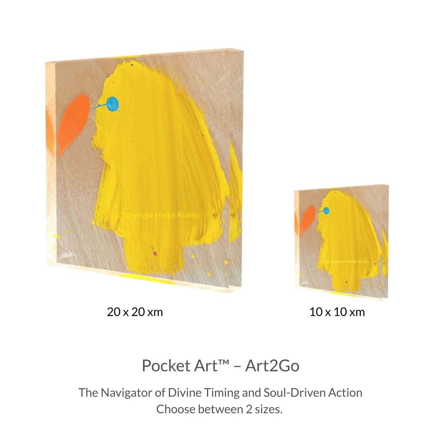 Pocket Art™ – Art2Go | YELLOW PARADISE BIRD