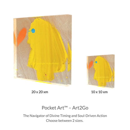 Pocket Art™ – Art2Go | YELLOW PARADISE BIRD