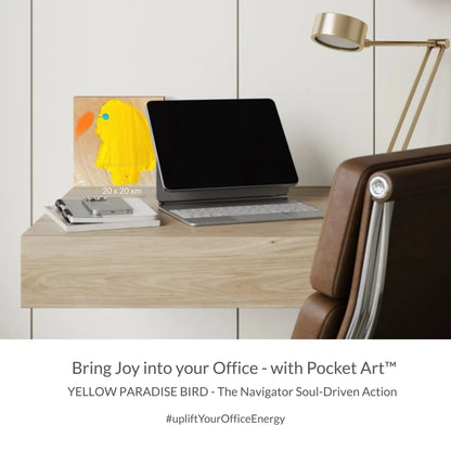 Pocket Art™ – Art2Go | YELLOW PARADISE BIRD