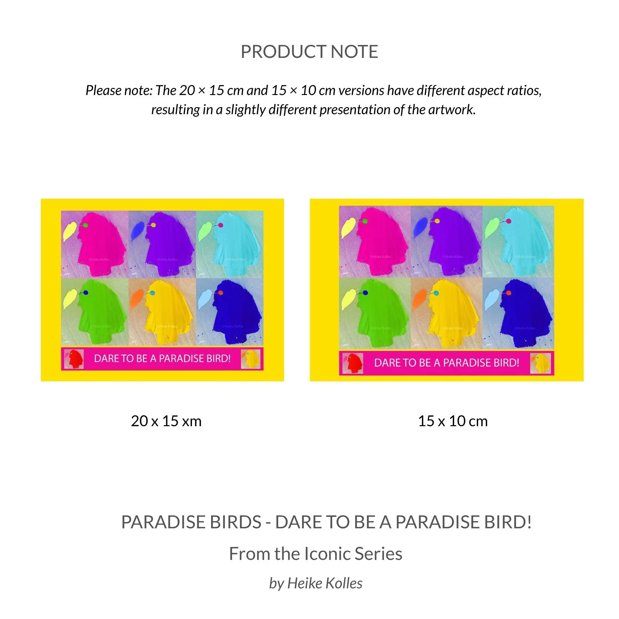 POCKET ART™ – ART2GO | The PARADISE BIRDS | ICONIC - Miami Beach Ocean Drive
