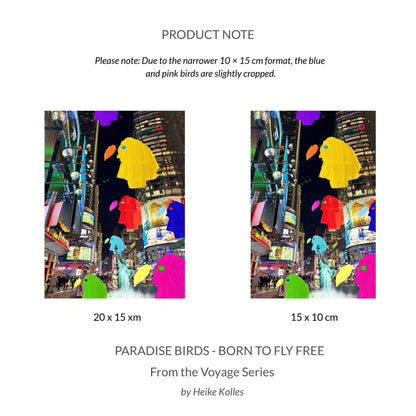 POCKET ART™ – ART2GO | PARADISE BIRDS | VOYAGE - Born to fly free