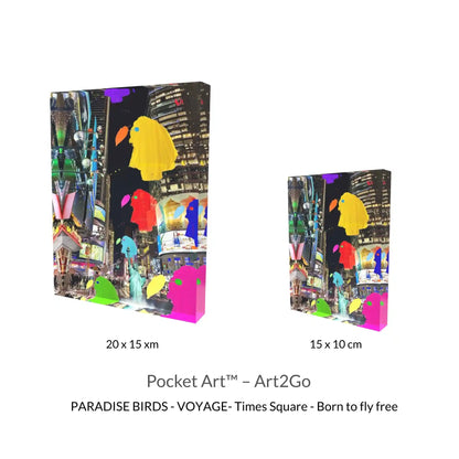 POCKET ART™ – ART2GO | PARADISE BIRDS | VOYAGE - Born to fly free