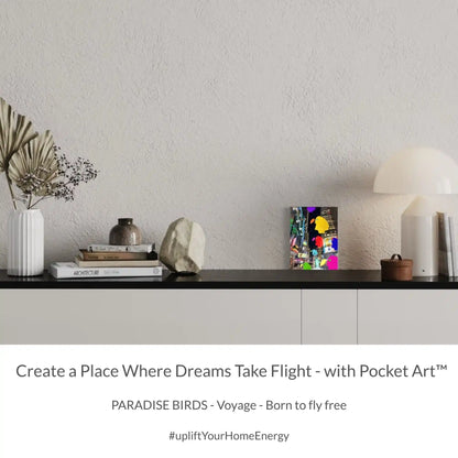 POCKET ART™ – ART2GO | PARADISE BIRDS | VOYAGE - Born to fly free