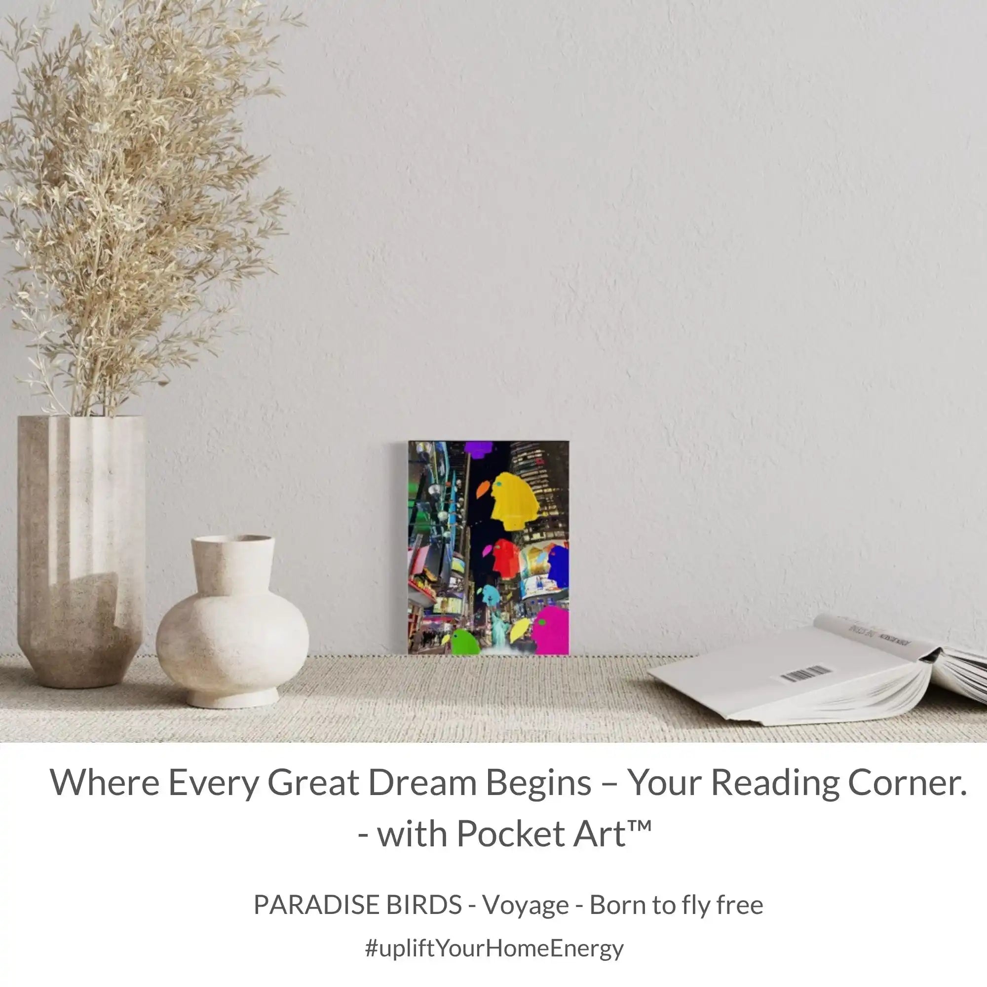 POCKET ART™ – ART2GO | PARADISE BIRDS | VOYAGE - Born to fly free