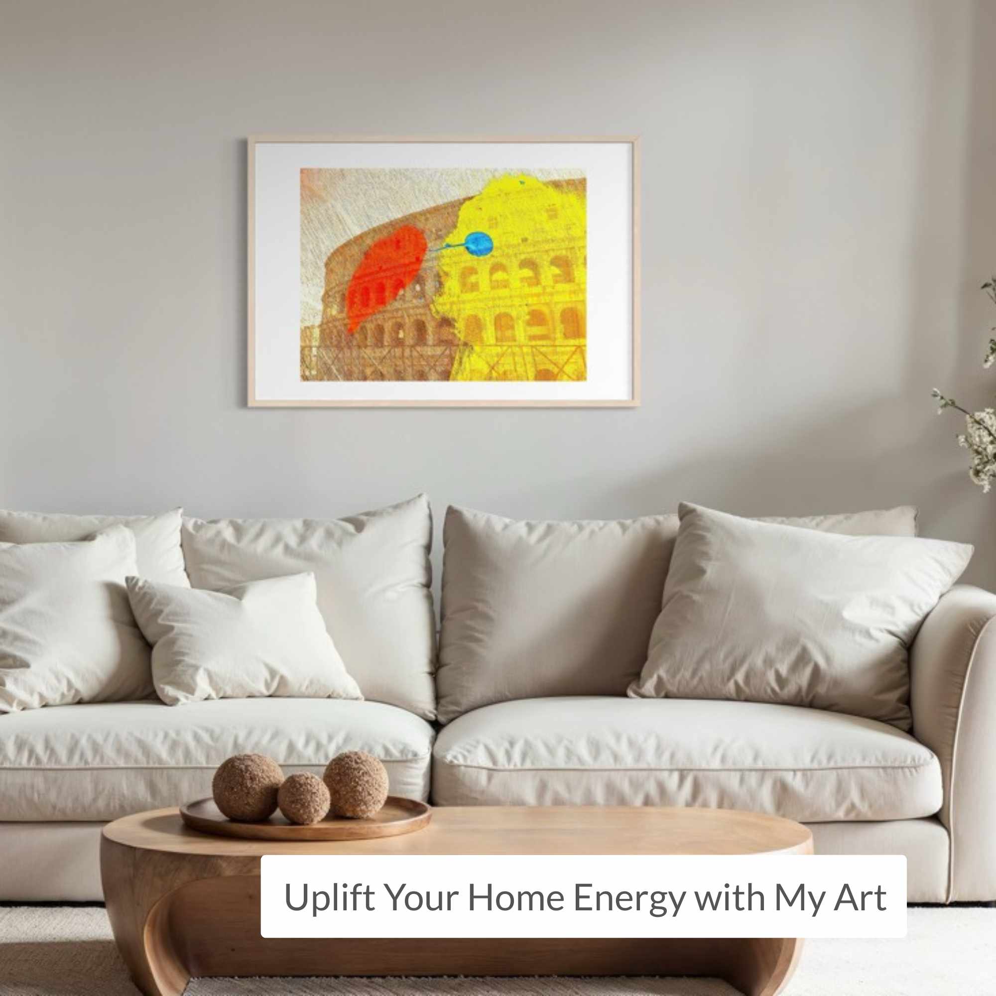 ART PRINT | THE YELLOW PARADISE BIRD - Colosseum Dreaming – HEIKE