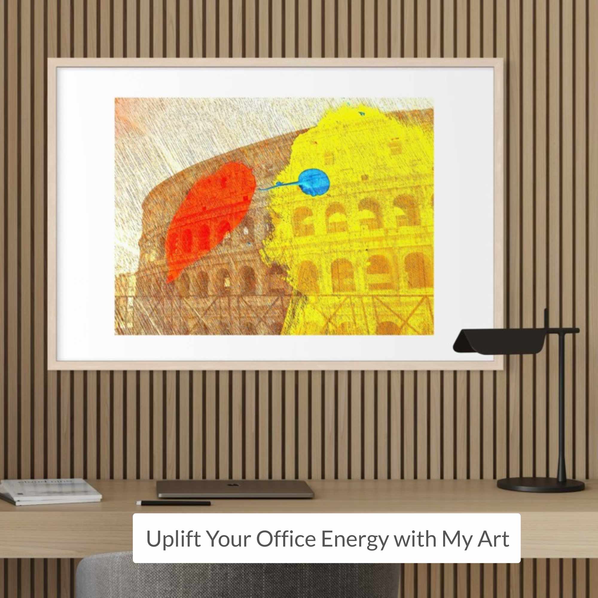 ART PRINT | THE YELLOW PARADISE BIRD - Colosseum Dreaming
