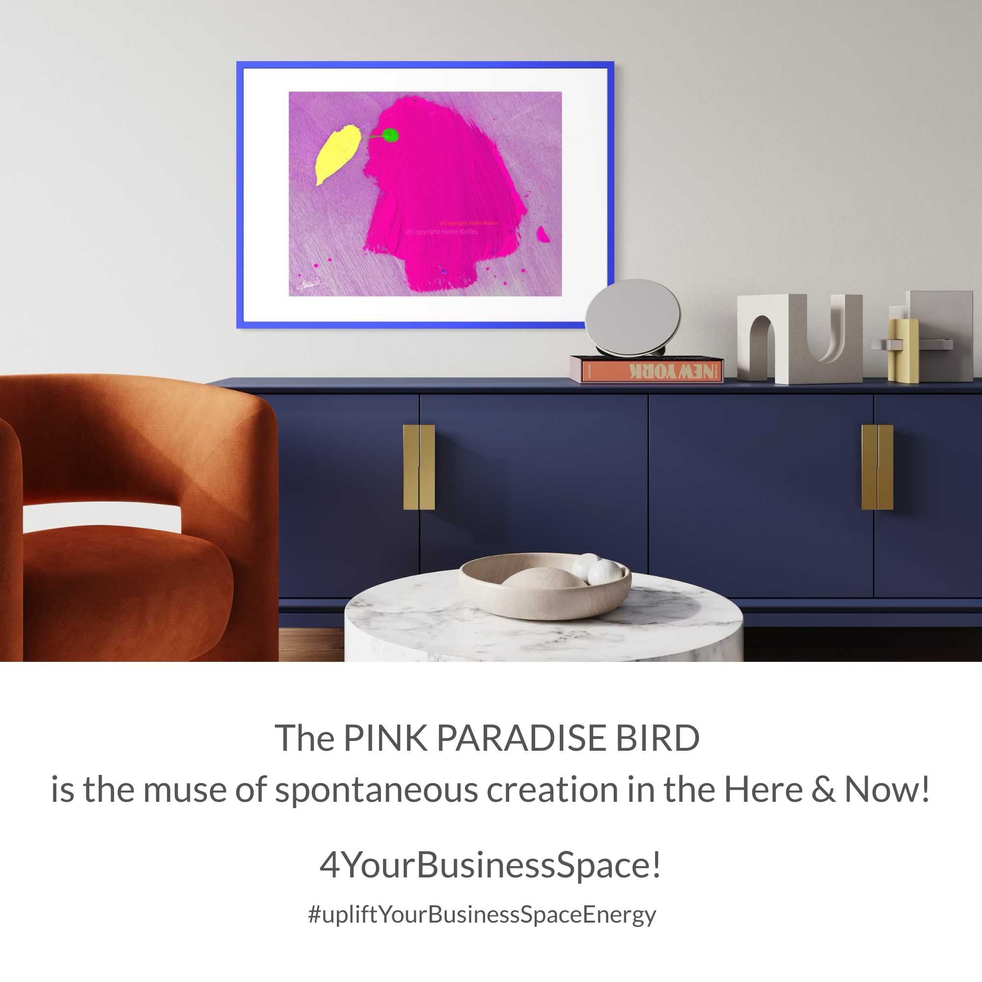 ART PRINT | PINK PARADISE BIRD