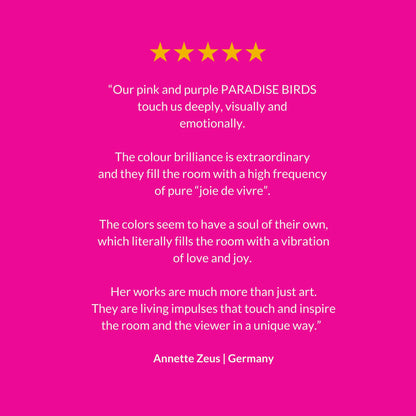 ART PRINT | PINK PARADISE BIRD