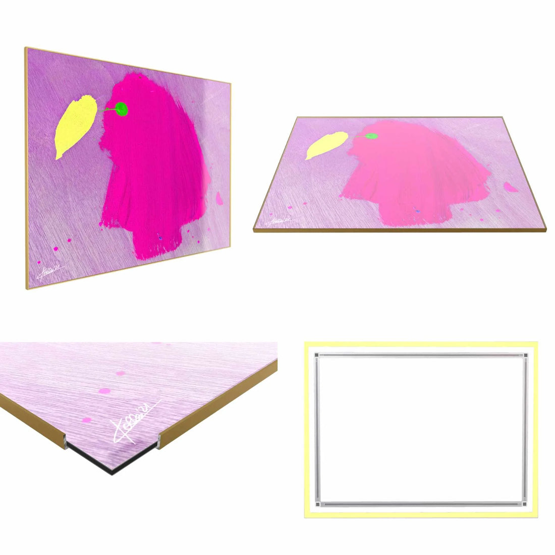 PINK PARADISE BIRD – Vibrant Gallery Fine Art Photo Print under Acrylic Glass