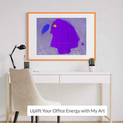 ART PRINT | PURPLE PARADISE BIRD