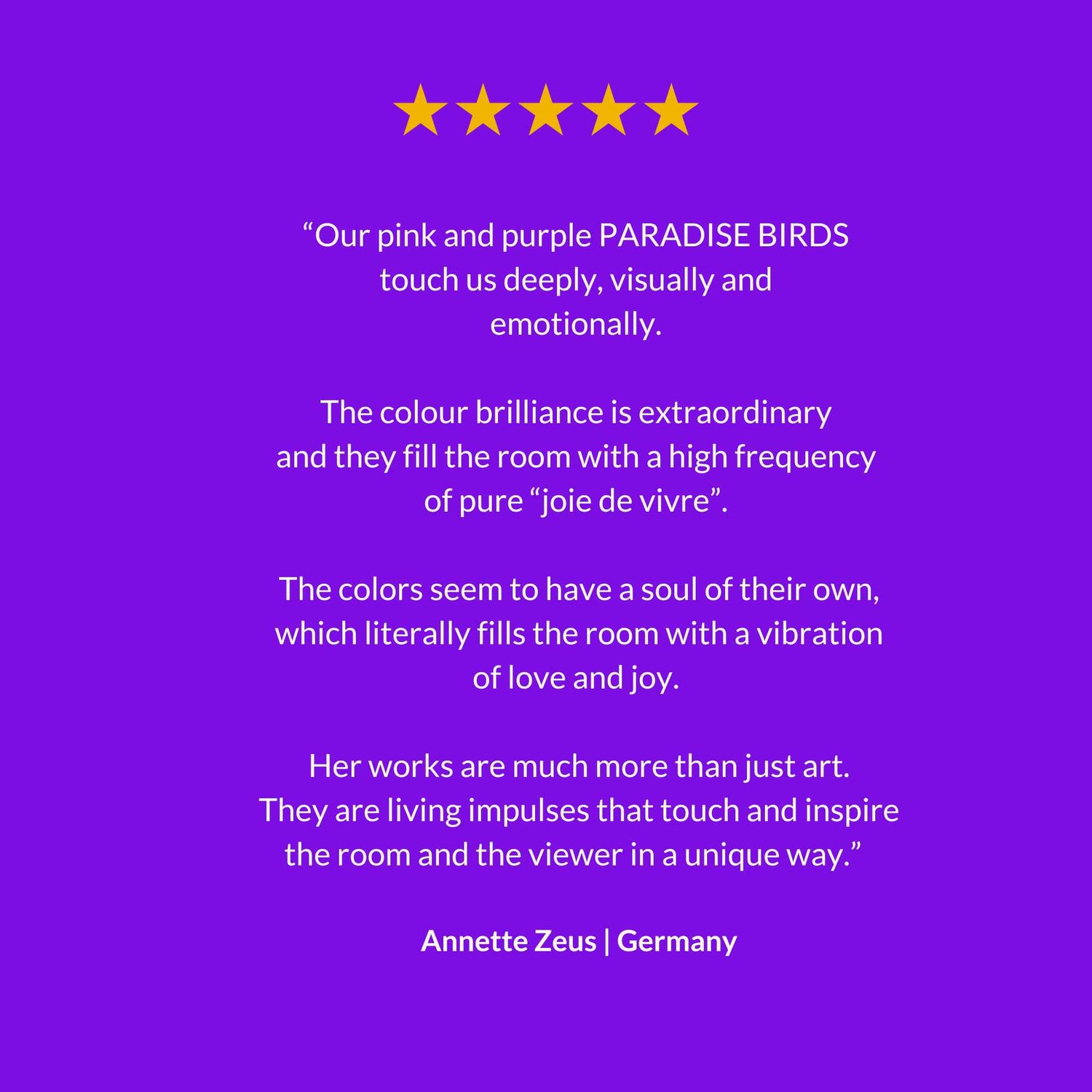 ACRYLIC ART DESIGN | PURPLE PARADISE BIRD