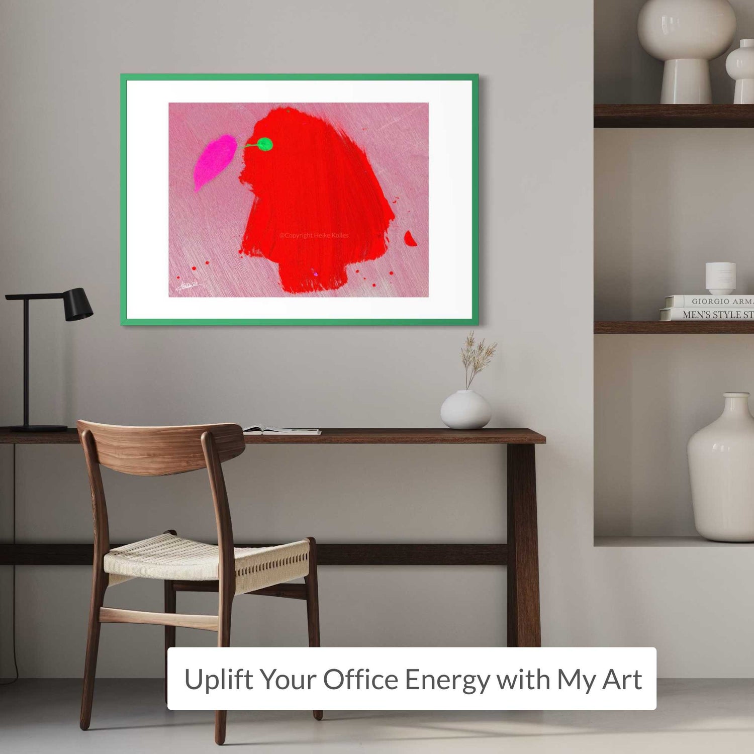 ART PRINT | RED PARADISE BIRD
