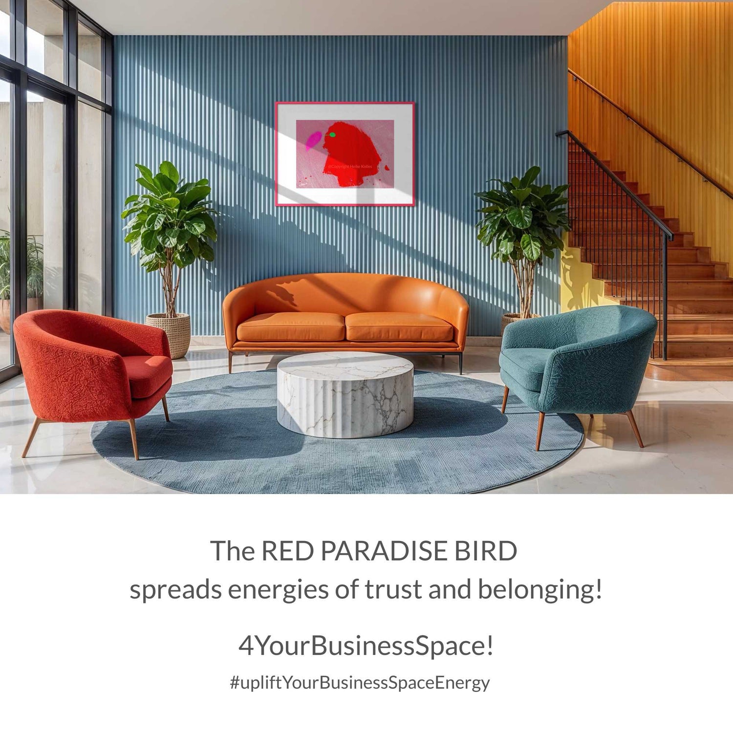 ART PRINT | RED PARADISE BIRD