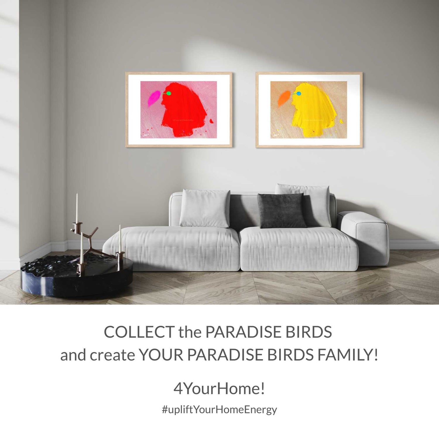 ART PRINT | RED PARADISE BIRD