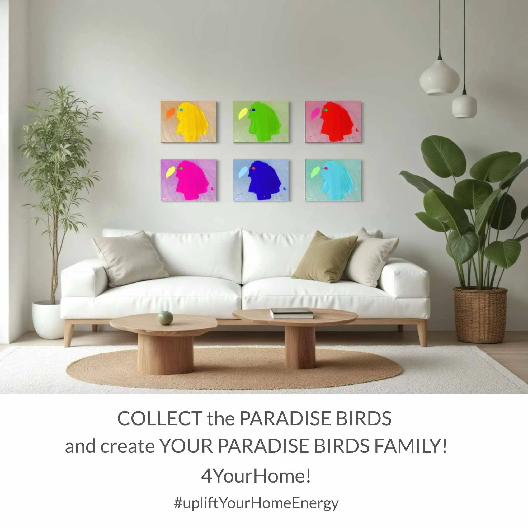 ACRYLIC ART DESIGN | TURQUOISE PARADISE BIRD