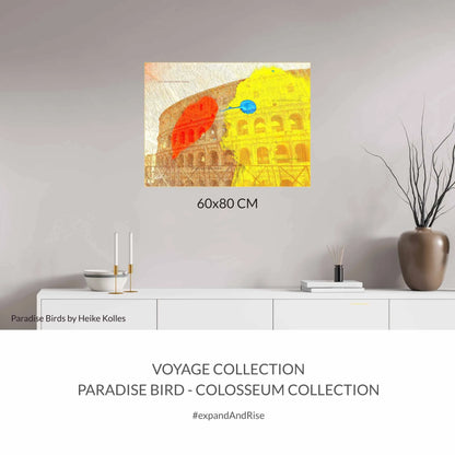 ACRYLIC ART DESIGN | PARADISE BIRD - VOYAGE - Colosseum Dreaming