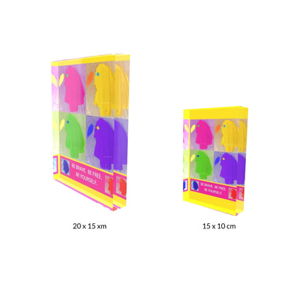POCKET ART™ – ART2GO | The PARADISE BIRDS | ICONIC - New York Times Square &amp; Milan