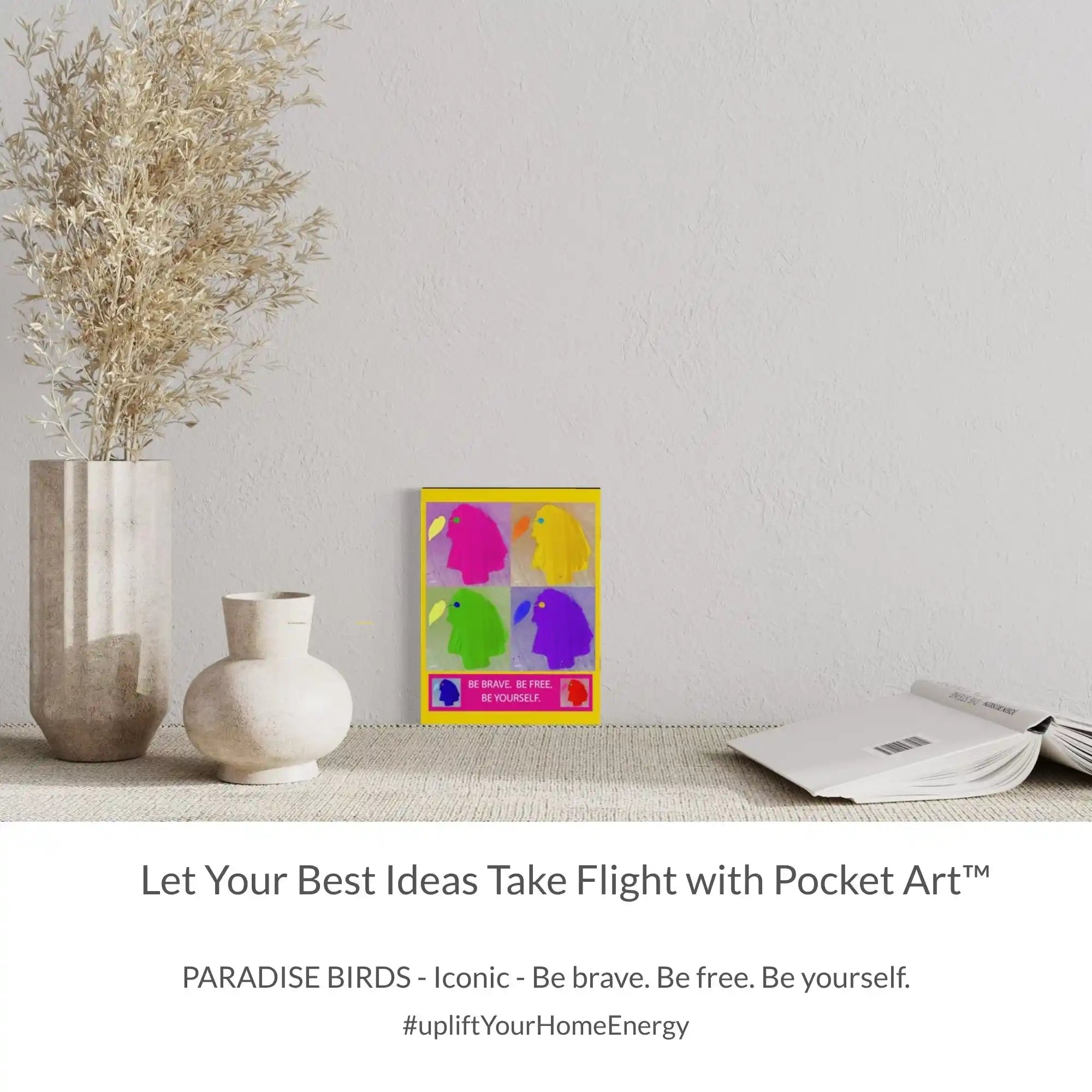 POCKET ART™ – ART2GO | The PARADISE BIRDS | ICONIC - New York Times Square &amp; Milan