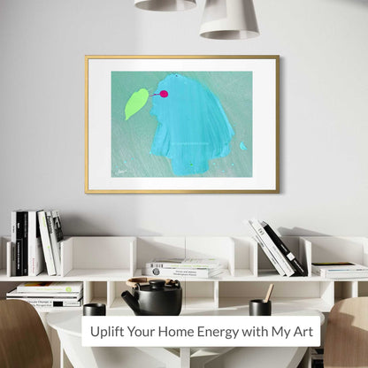 ART PRINT | TURQUOISE BIRD