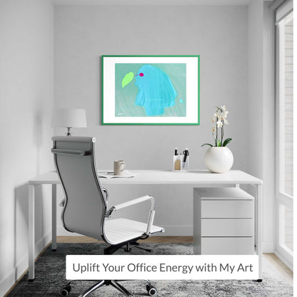 ART PRINT | TURQUOISE BIRD