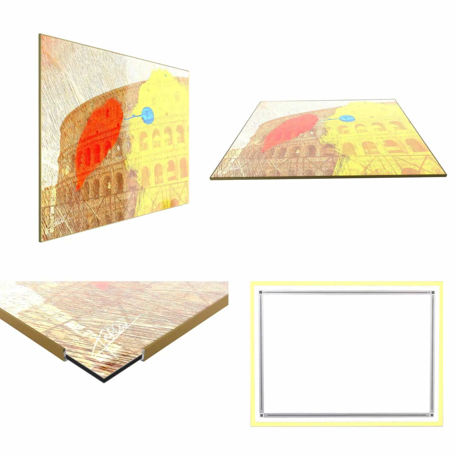 ACRYLIC ART DESIGN | PARADISE BIRD - VOYAGE - Colosseum Dreaming